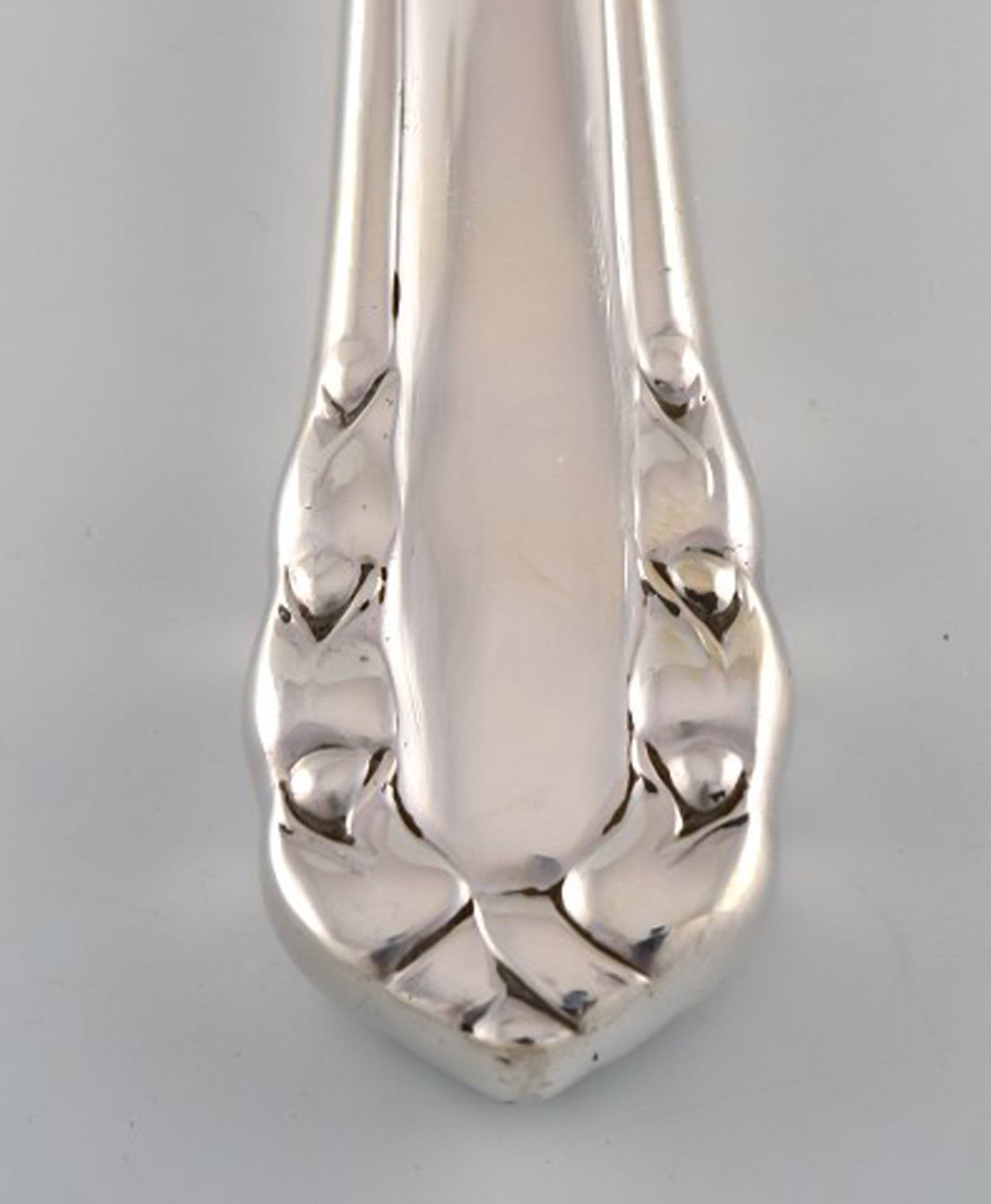 Georg Jensen "Lily of the Valley" lunch knife in sterling silver and stainless steel. Dated 1933-44. - 3