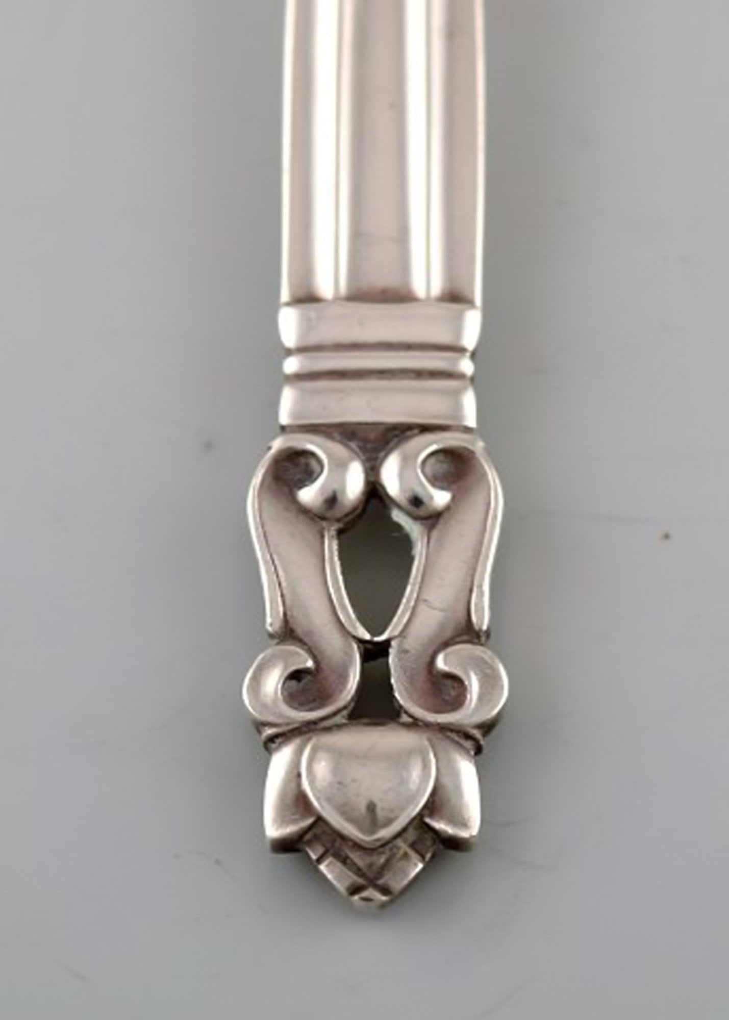 Georg Jensen Acorn teaspoon in sterling silver. - 2