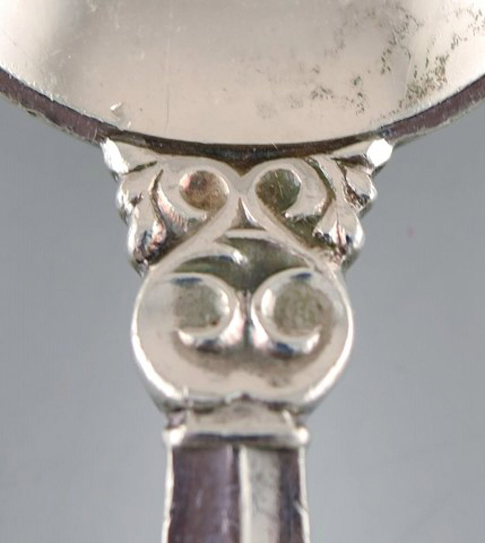 Georg Jensen silver Acanthus silverware, Georg Jensen dinner spoon/soup spoon. - 3