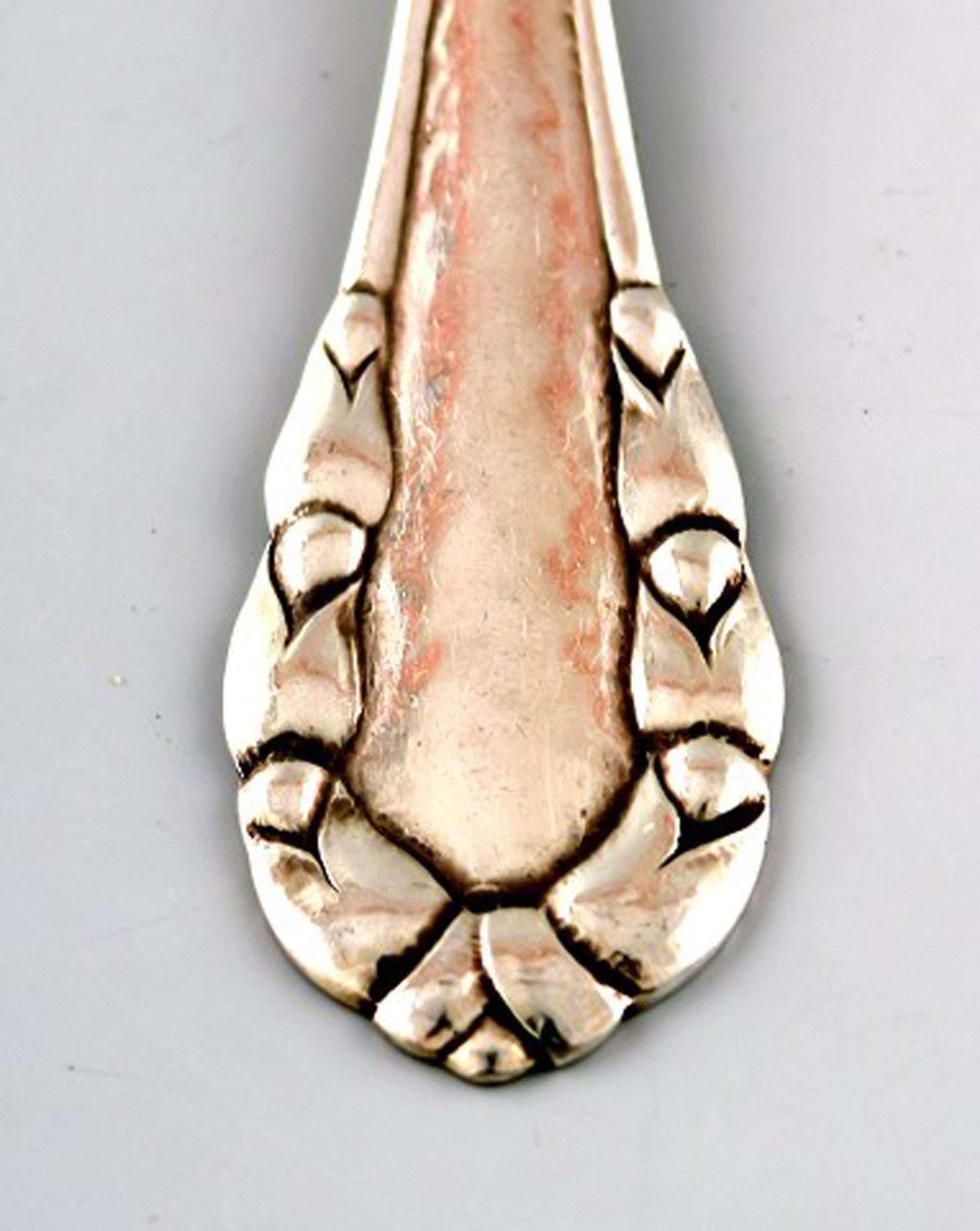 Georg Jensen Lily of the valley silver coffee spoon. - 2