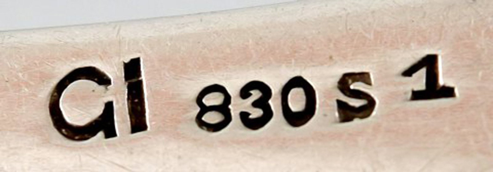 Georg Jensen Lily of the valley silver coffee spoon. - 3