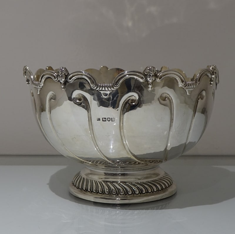 Early 20th Century Antique George V Sterling Silver Bowl London 1913 D & J Welby - 2
