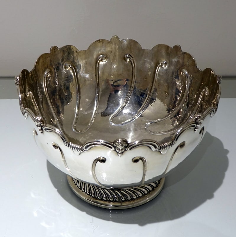 Early 20th Century Antique George V Sterling Silver Bowl London 1913 D & J Welby - 3