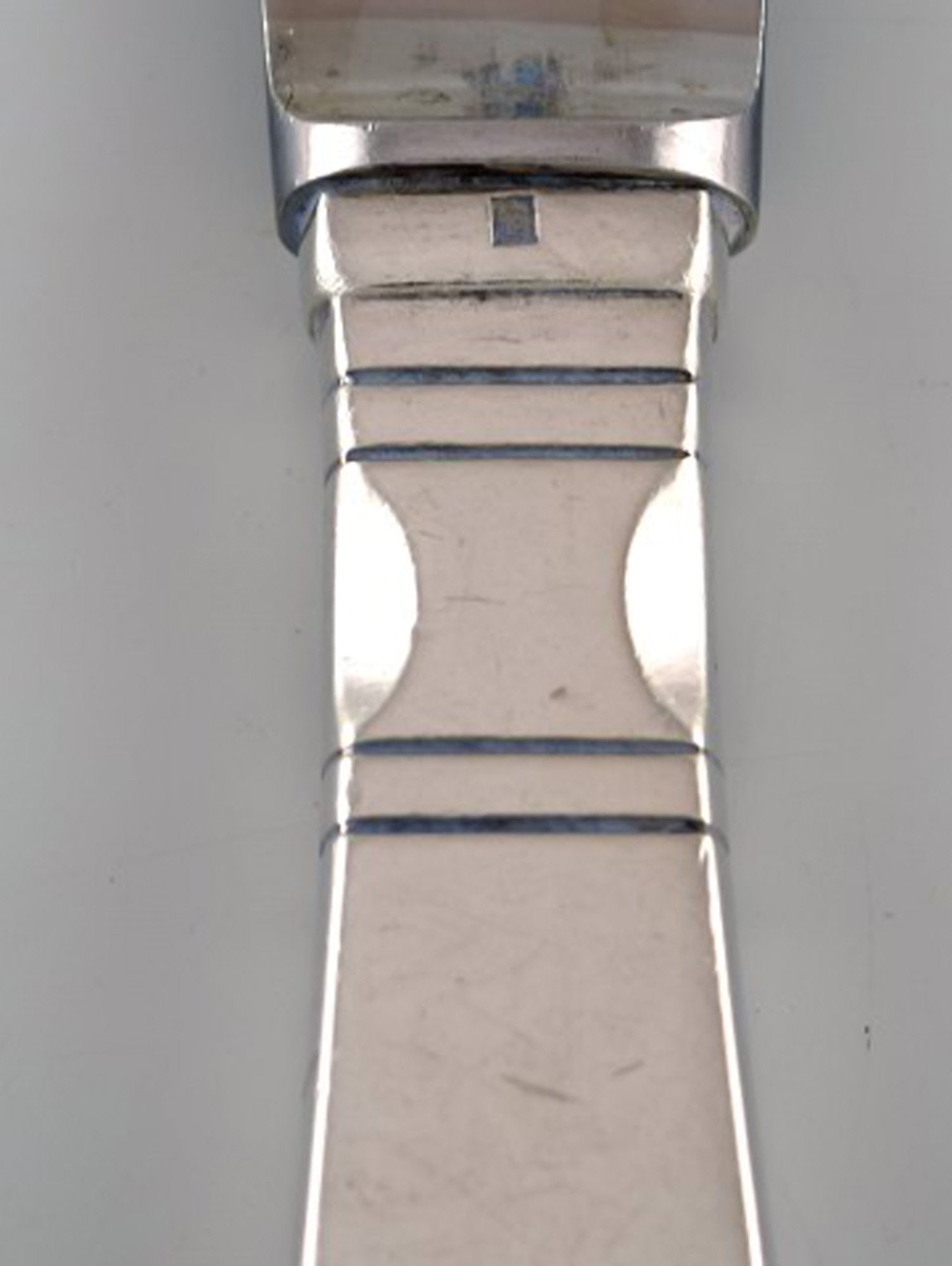 Georg Jensen "Continental" dinner knife in sterling silver and stainless steel. Dated 1933-44. - 3