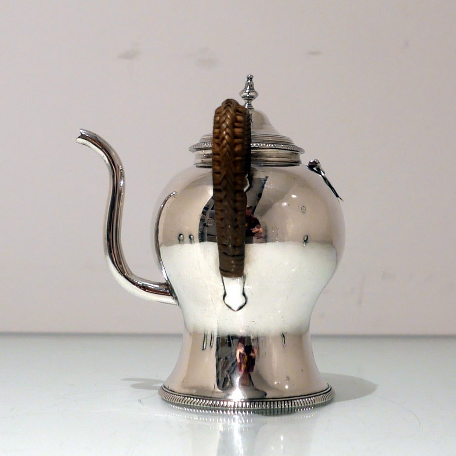 18th Century Antique George III Sterling silver Gravy Argyle London 1772 Walter Brind - 2