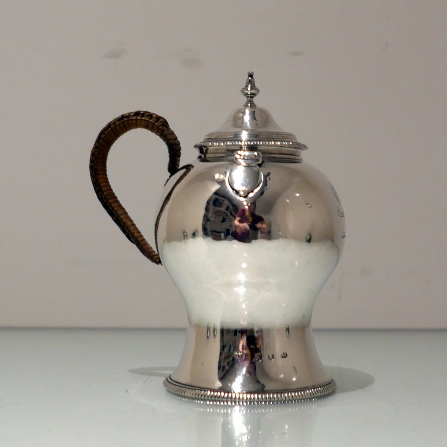 18th Century Antique George III Sterling silver Gravy Argyle London 1772 Walter Brind - 3