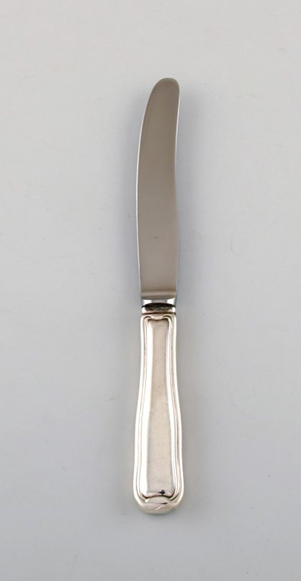 Rare Georg Jensen Old Danish fruit knife in sterling silver. Four pieces in stock.: Title:Rare Georg Jensen Old Danish fruit knife in sterling silver. Four pieces in stock.Description:Rare Georg Jensen Old Danish fruit knife in sterling silver. Four pieces in stock. In very good