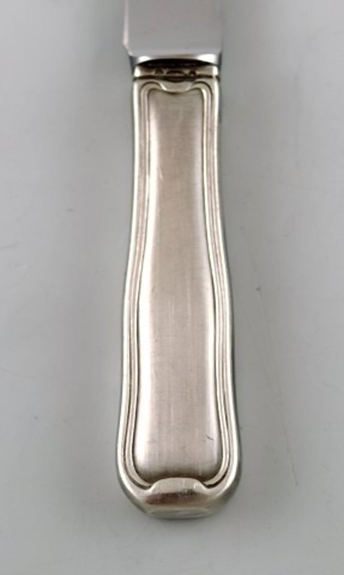 Georg Jensen Old Danish travel knife in sterling silver and stainless steel. - 2