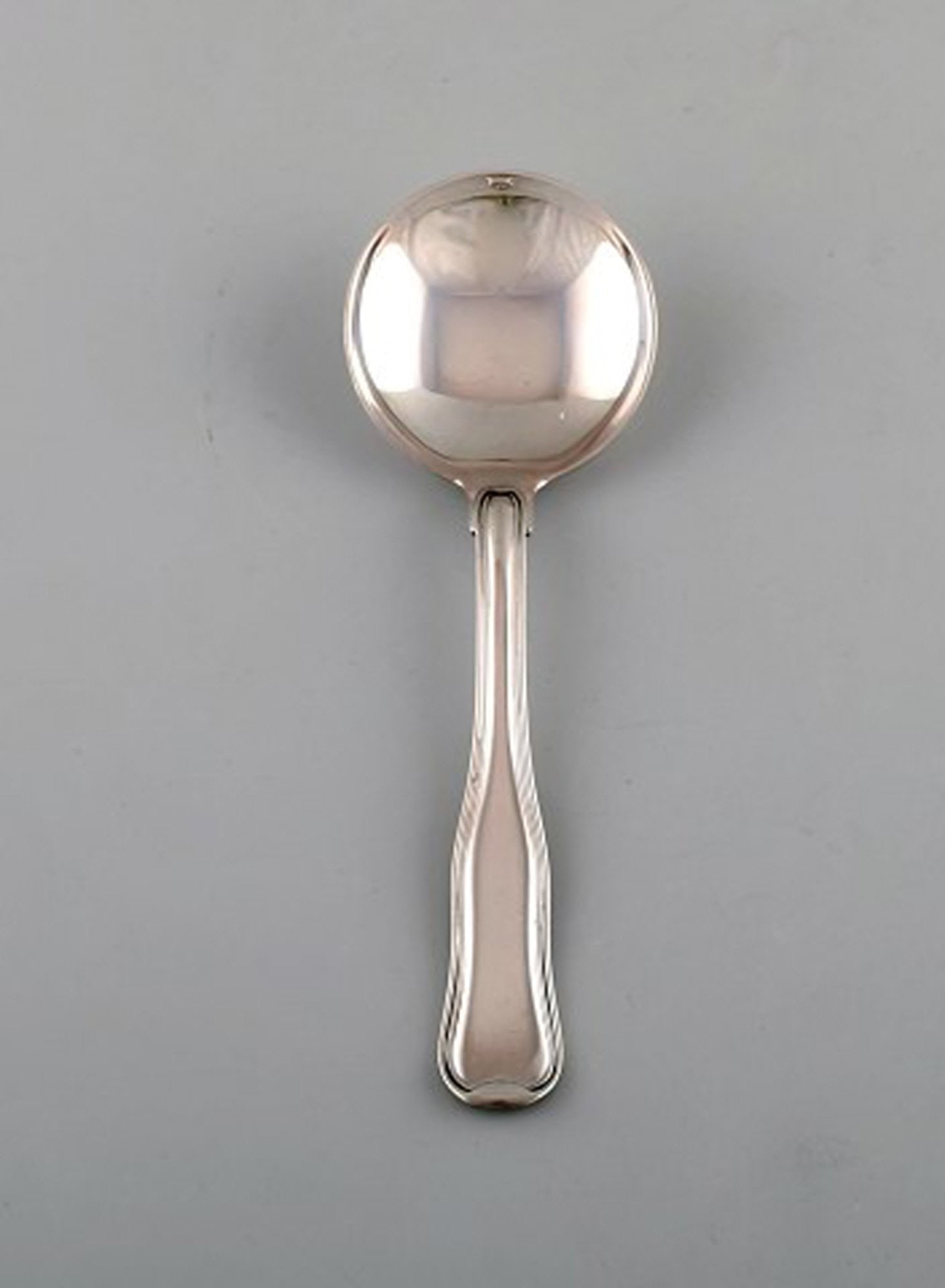 Georg Jensen Old Danish cutlery. Set of six boullion spoons in sterling silver. - 2
