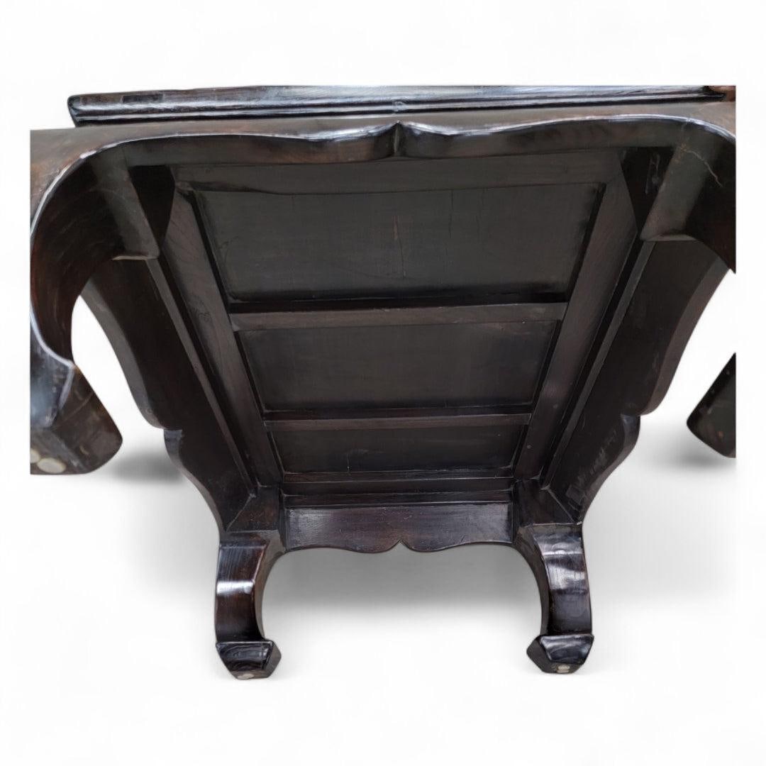 Antique Shanxi Province Lacquer Elm Coffee Table - 8