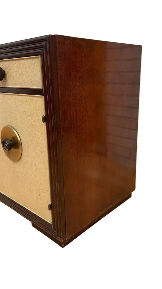 Art Deco Mahogany & Cork Buffet Cabinet by Johnson Furniture - 8