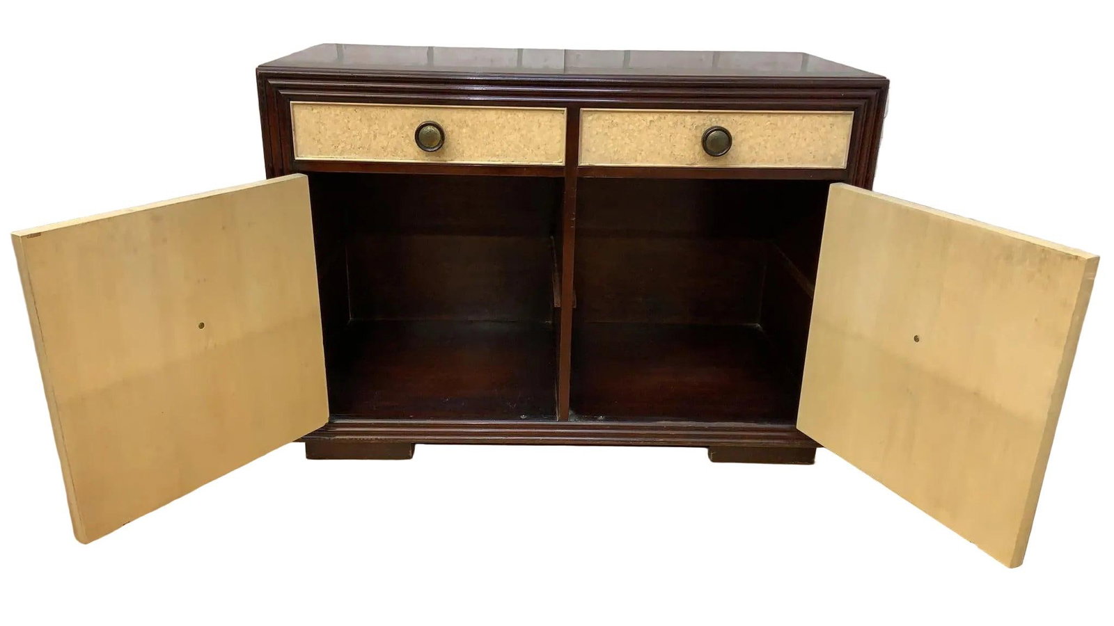 Art Deco Mahogany & Cork Buffet Cabinet by Johnson Furniture - 9