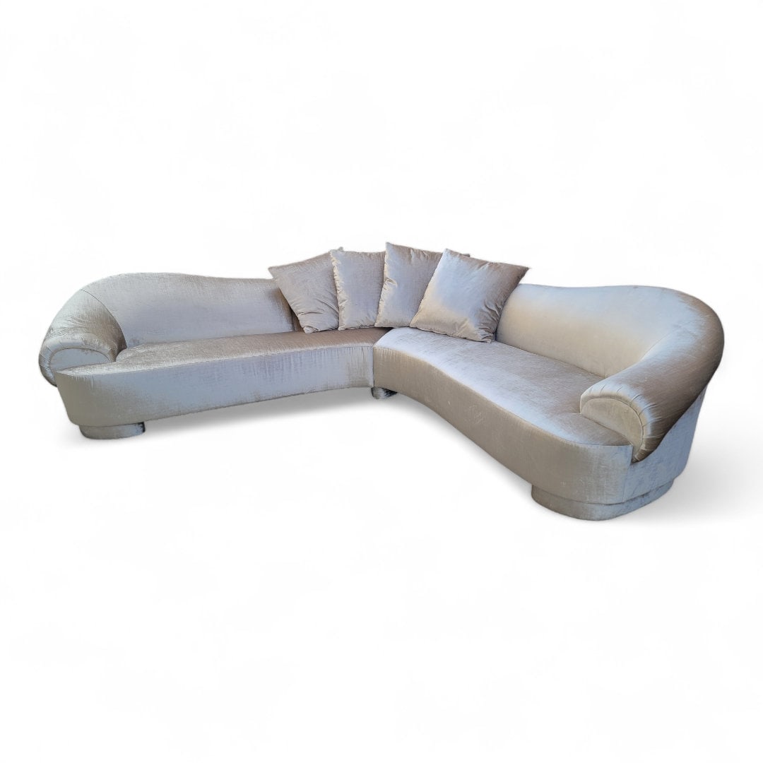 Postmodern Sectional Sofa By Carsons Newly Reupholstered (1 of 9)