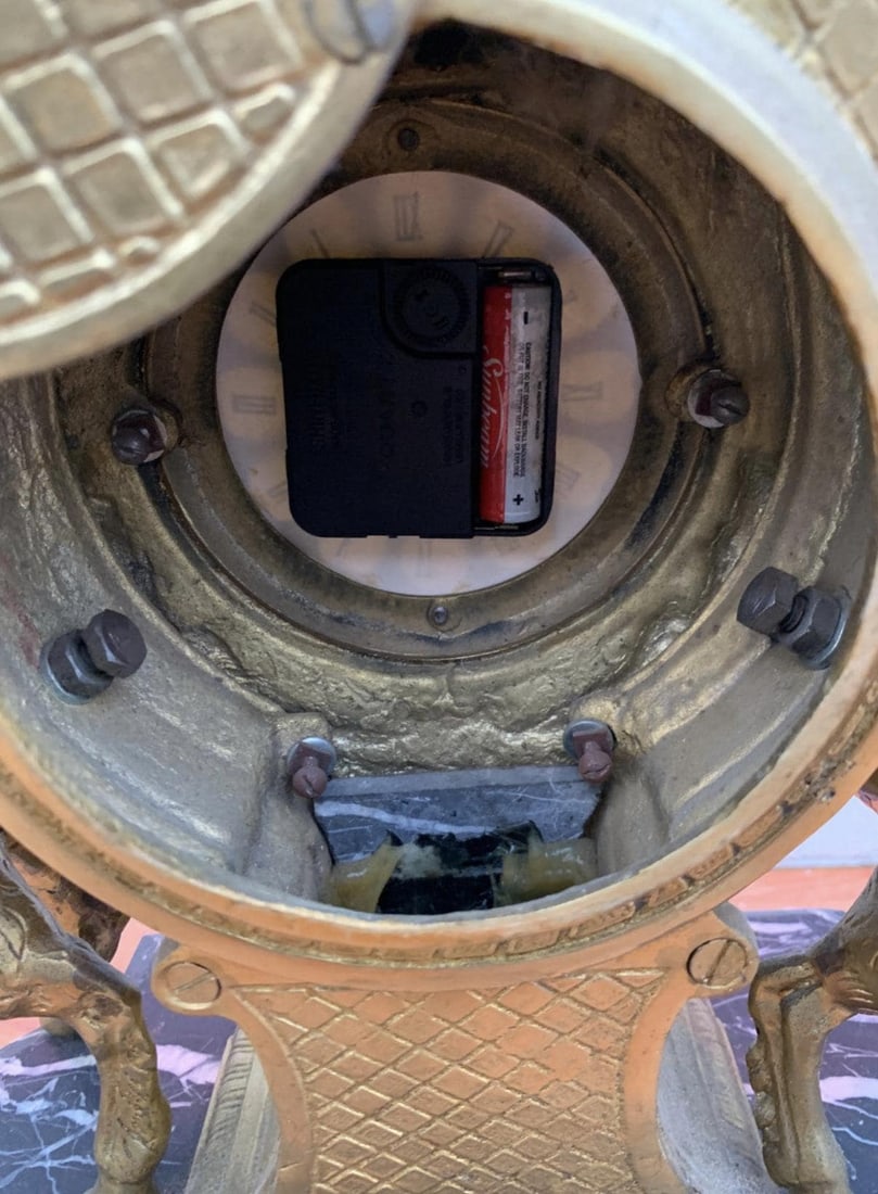 Vintage Imperial Brevettato Ornate Franz Hermle Mantel Clock - 3