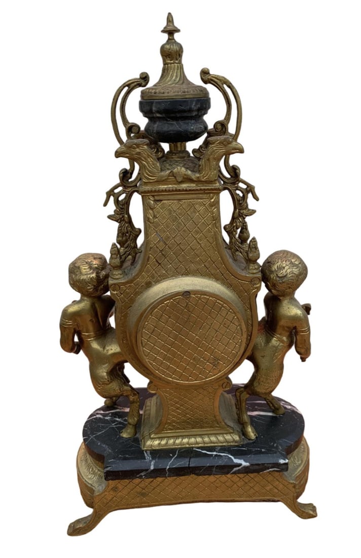 Vintage Imperial Brevettato Ornate Franz Hermle Mantel Clock - 4