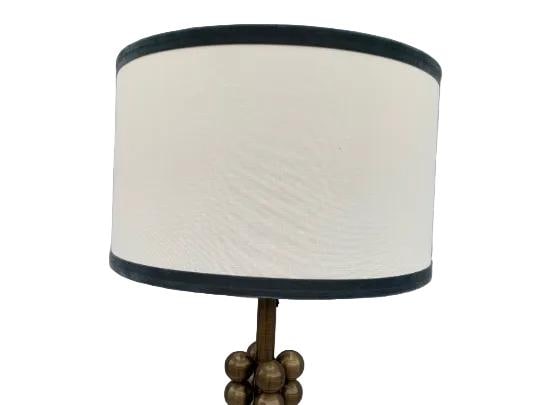 Modern Brass Textured Tower Floor Lamp - 5