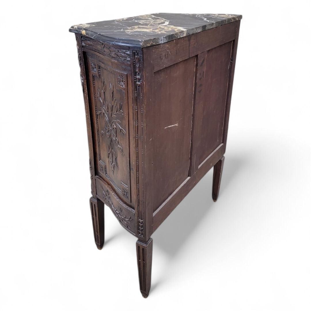 Antique French Carved Commode Chest - 9