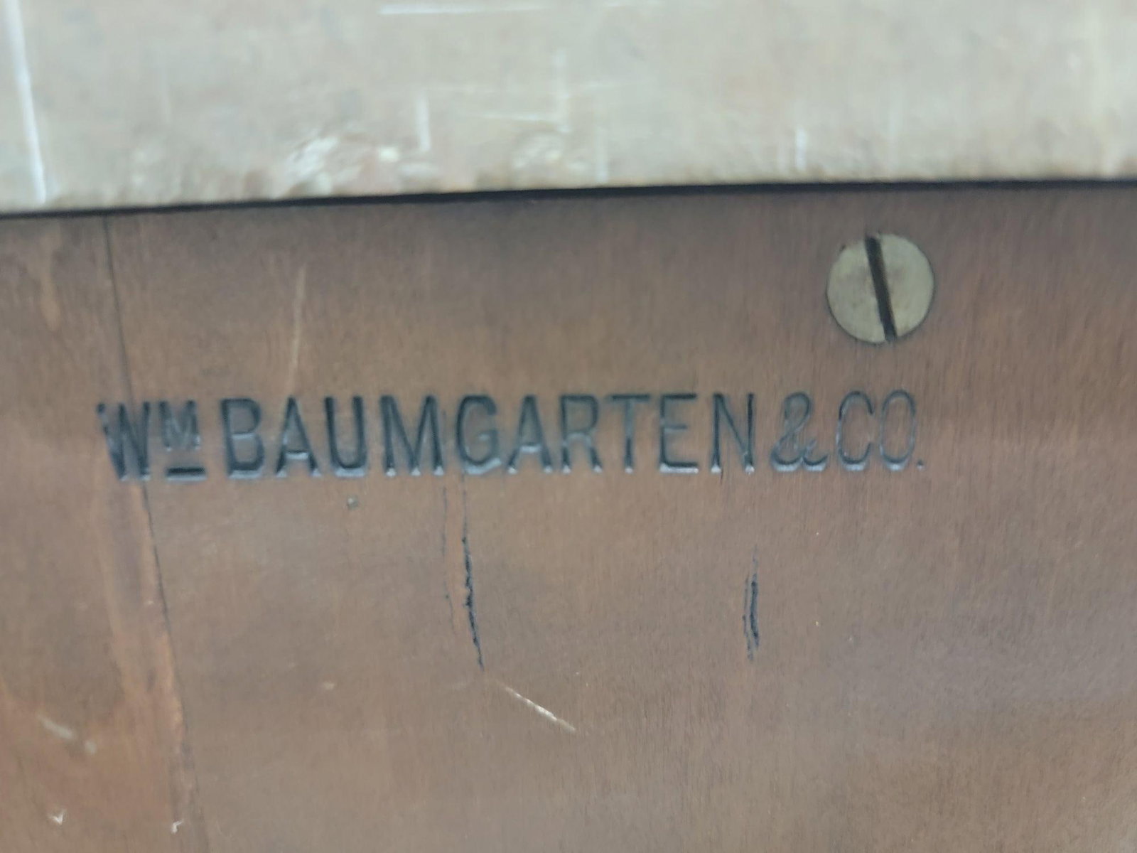 Antique French Acajou and Tulipwood Gilt Bronze Marble Top Commode - 5