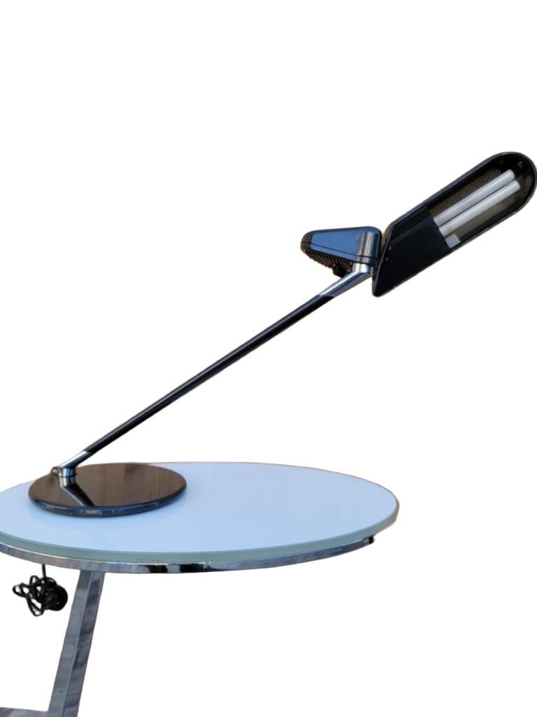 Postmodern Adjustable Desk Lamp ‘Ring’ by Arteluce - Pair - 7