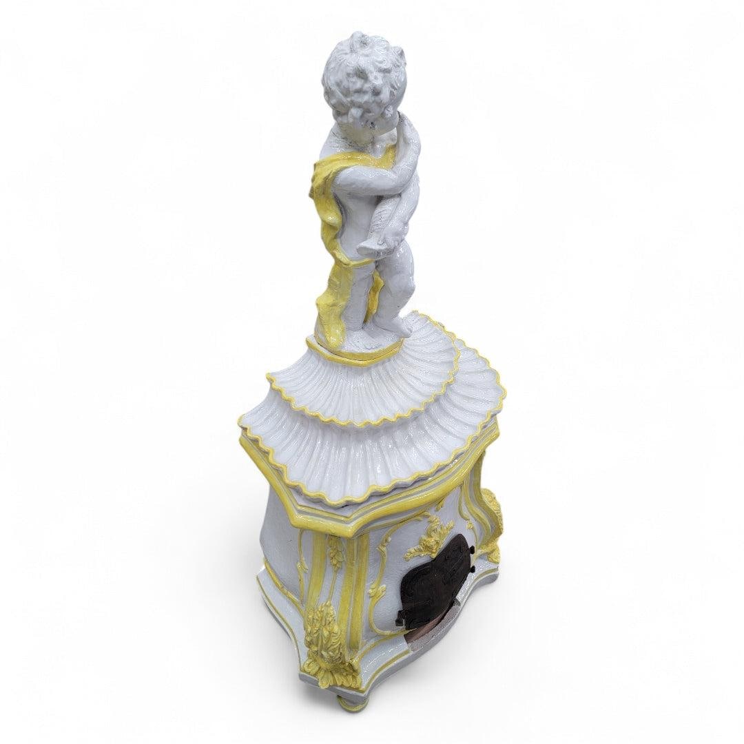 Antique Rococo Style Italian Majolica Stove - 3