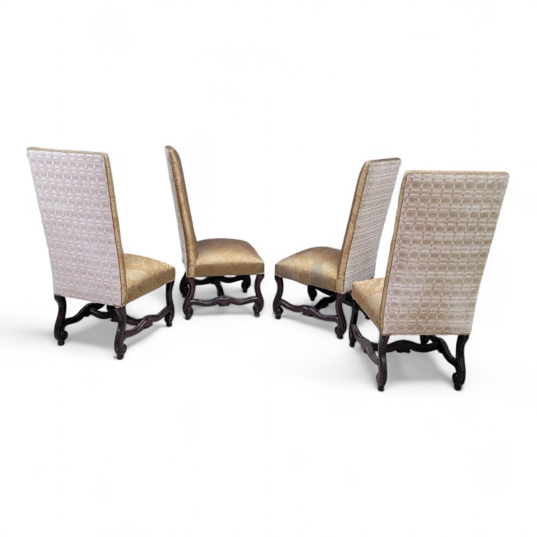 Vintage Italian Regency Style High Back Dinning Chairs - Set of 8 - 6