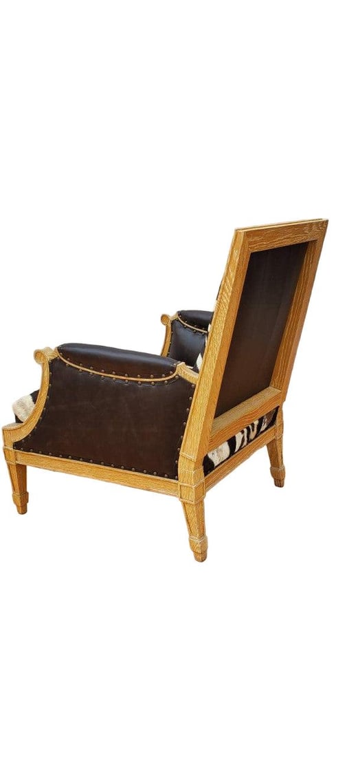 Vintage Frank Emilio Lounge Chair by Mattaliano Newly Reupholstered - 5