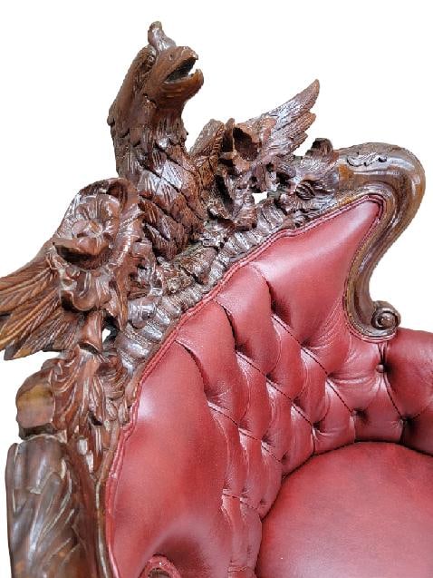 Antique Federal Style Chairs Newly Reupholstered - Set of 2 - 7