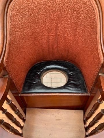 Antique Dutch Children’s High Chair with Chamber Pot - 7