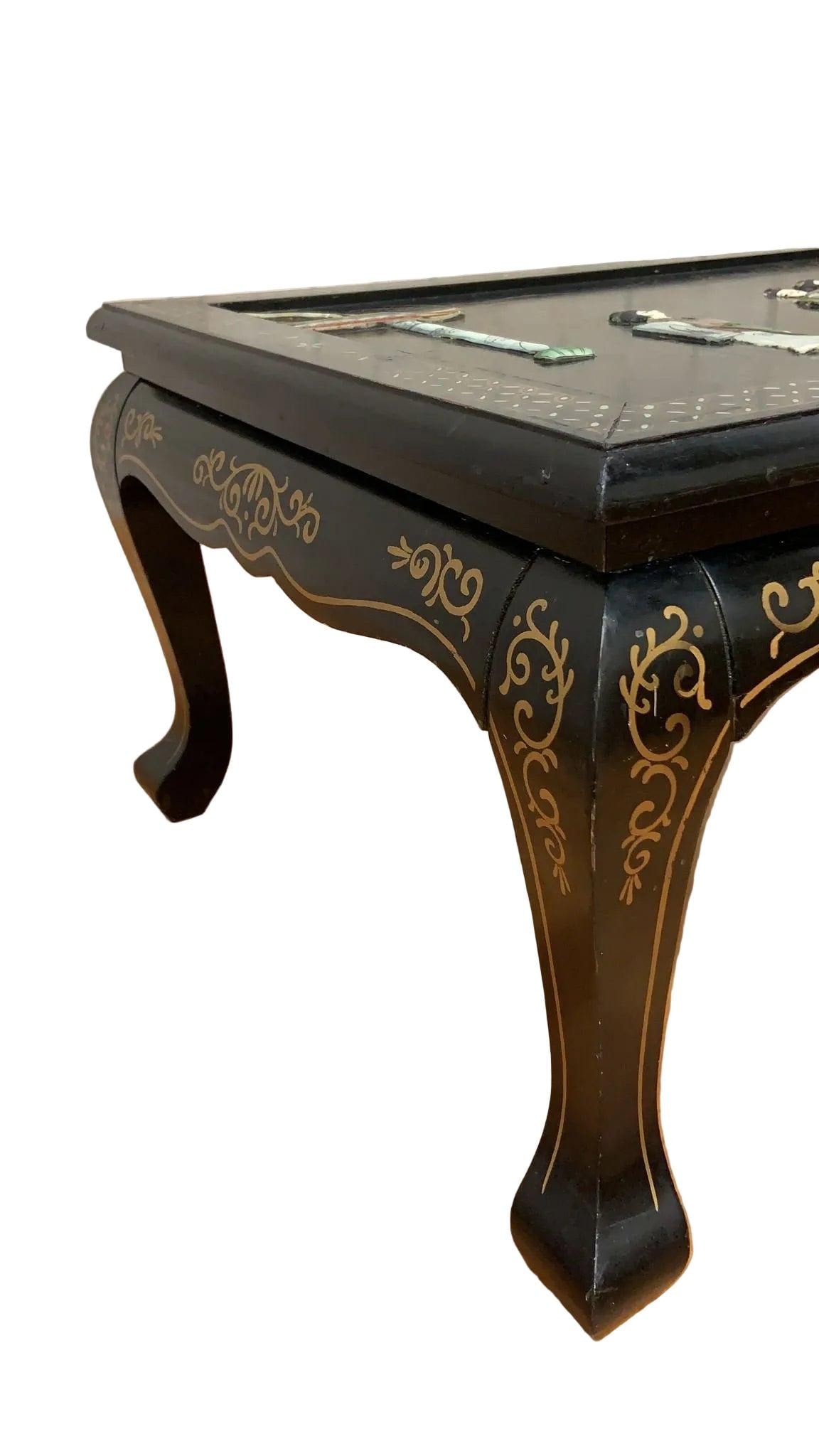 MCM Chinoiserie with Mother Of Pearl Coffee Table - 5