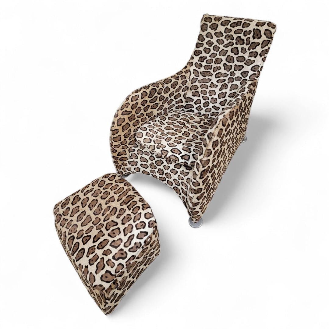 Modern Gerard Van Den Berg for Montis Lounge Chair and Ottoman Newly Reupholstered - 10