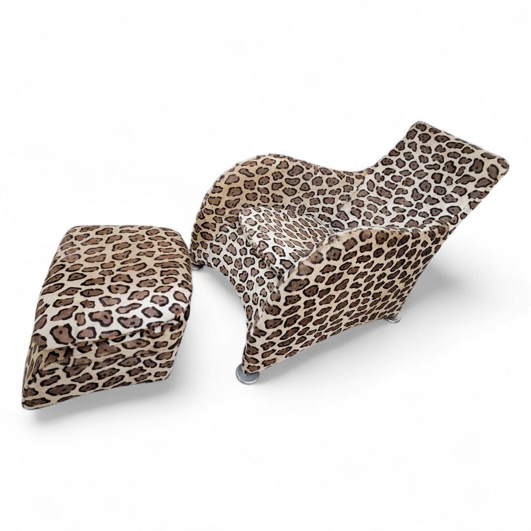 Modern Gerard Van Den Berg for Montis Lounge Chair and Ottoman Newly Reupholstered - 3