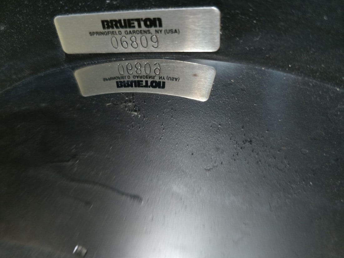 MCM Anello Pedestal Italian Granite Top Table by Brueton - 5