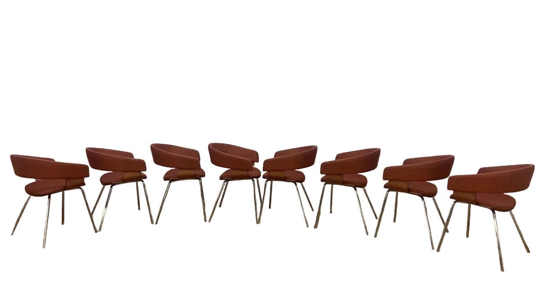 Modern Allermuir A580 Mollie Dining Side Chairs - Set of 8 - 3