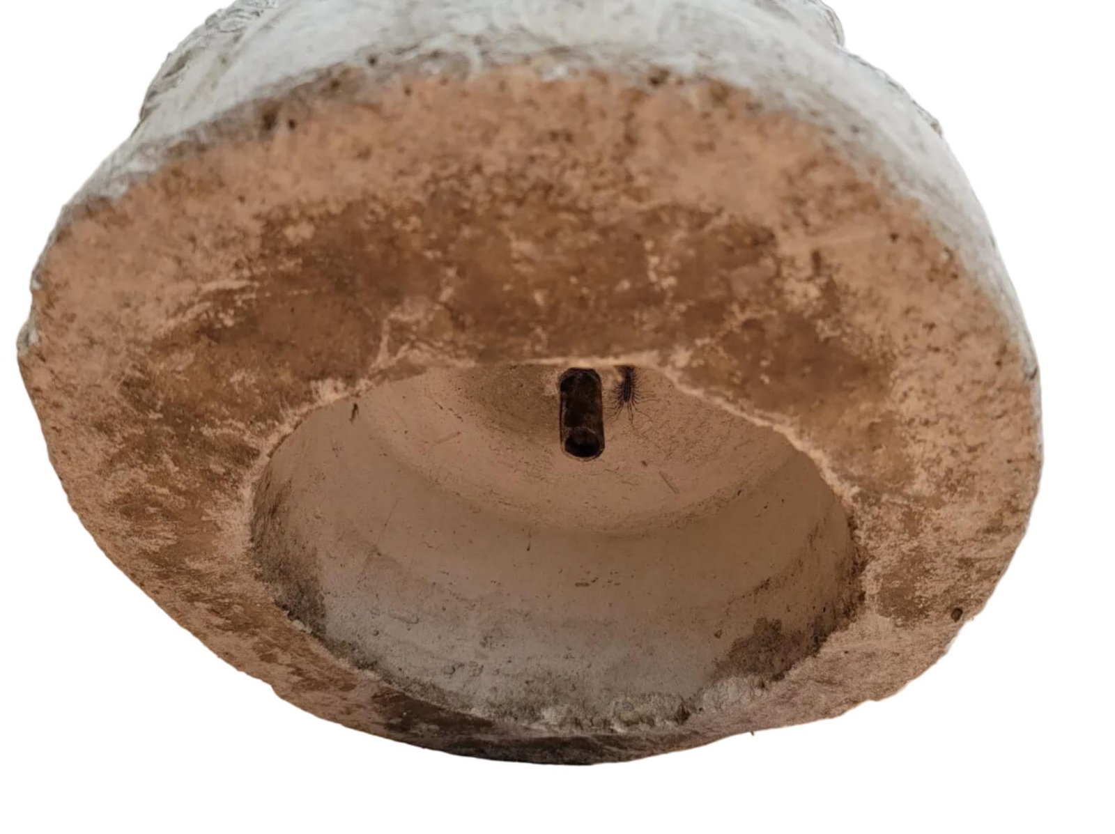 Vintage Figural Birdbath with Child & Sunflower - 7