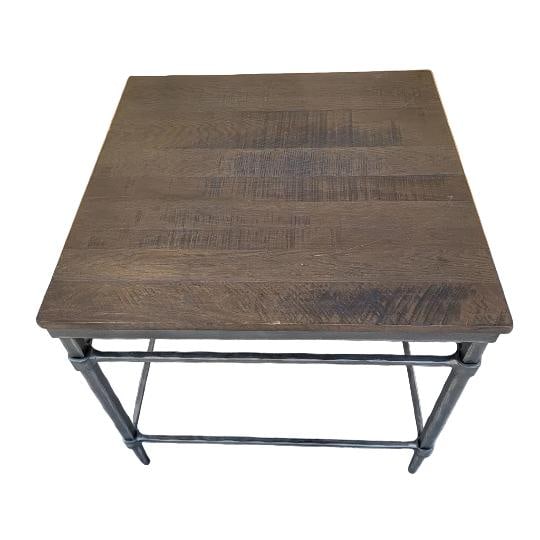 Rustic Vida Reclaimed Cocktail/Side Table by Ethan Allen - 3