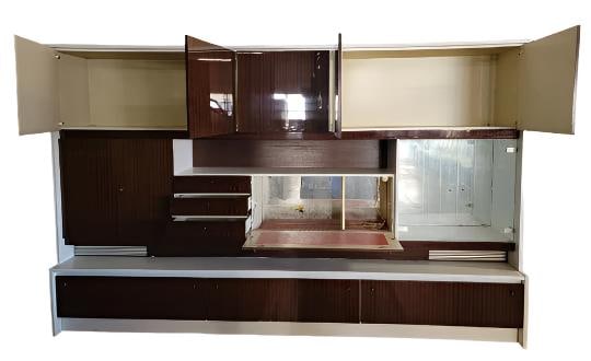 MCM German Lacquered Storage Wall Unit - 7