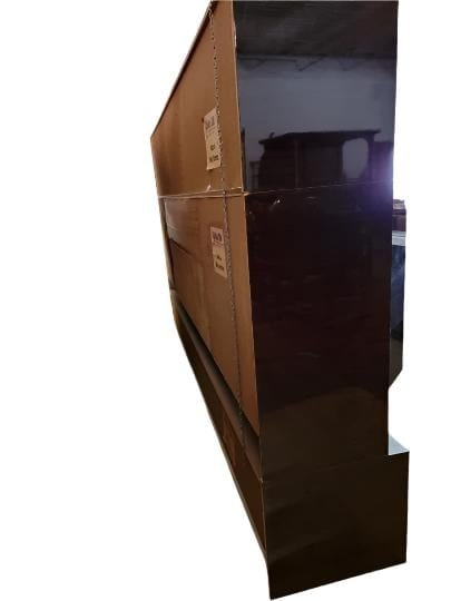 MCM German Lacquered Storage Wall Unit - 8