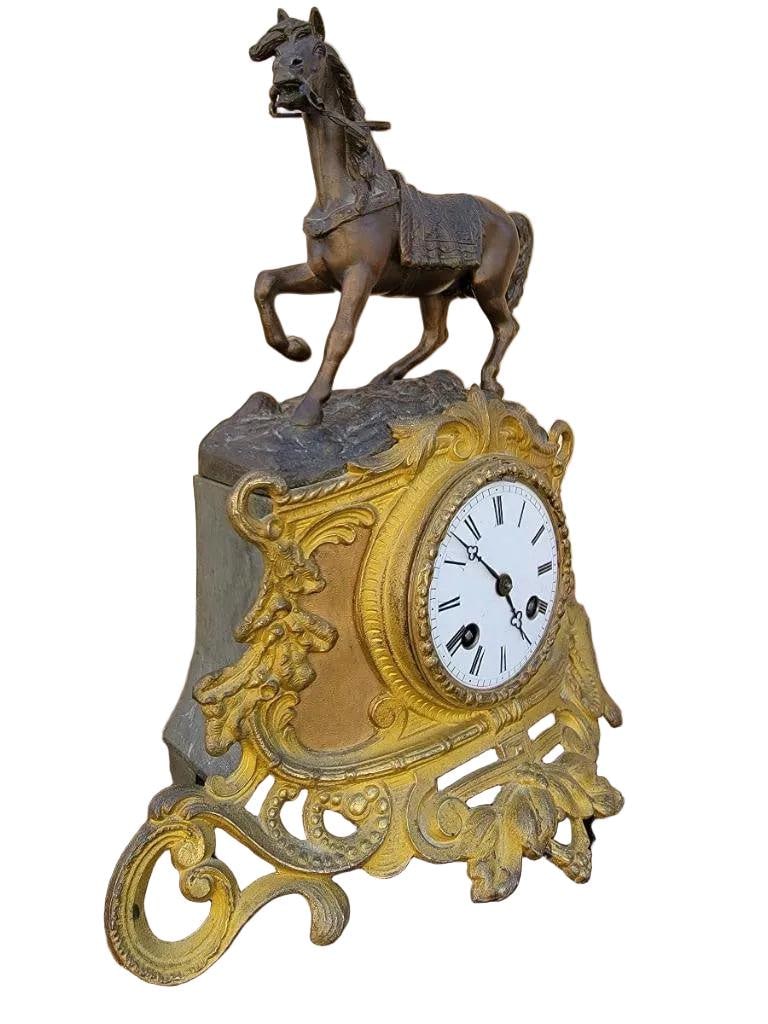 Antique French Neoclassical Style Mantel Clock - 2