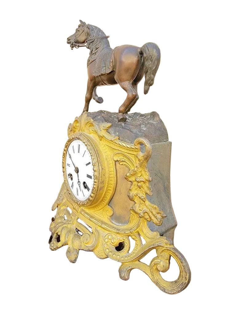 Antique French Neoclassical Style Mantel Clock - 3