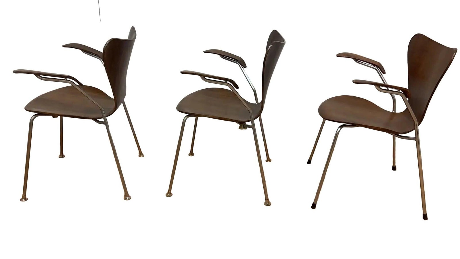 MCM Series 7 Butterfly Teak Chairs by Arne Jacobsen - 3 - 3