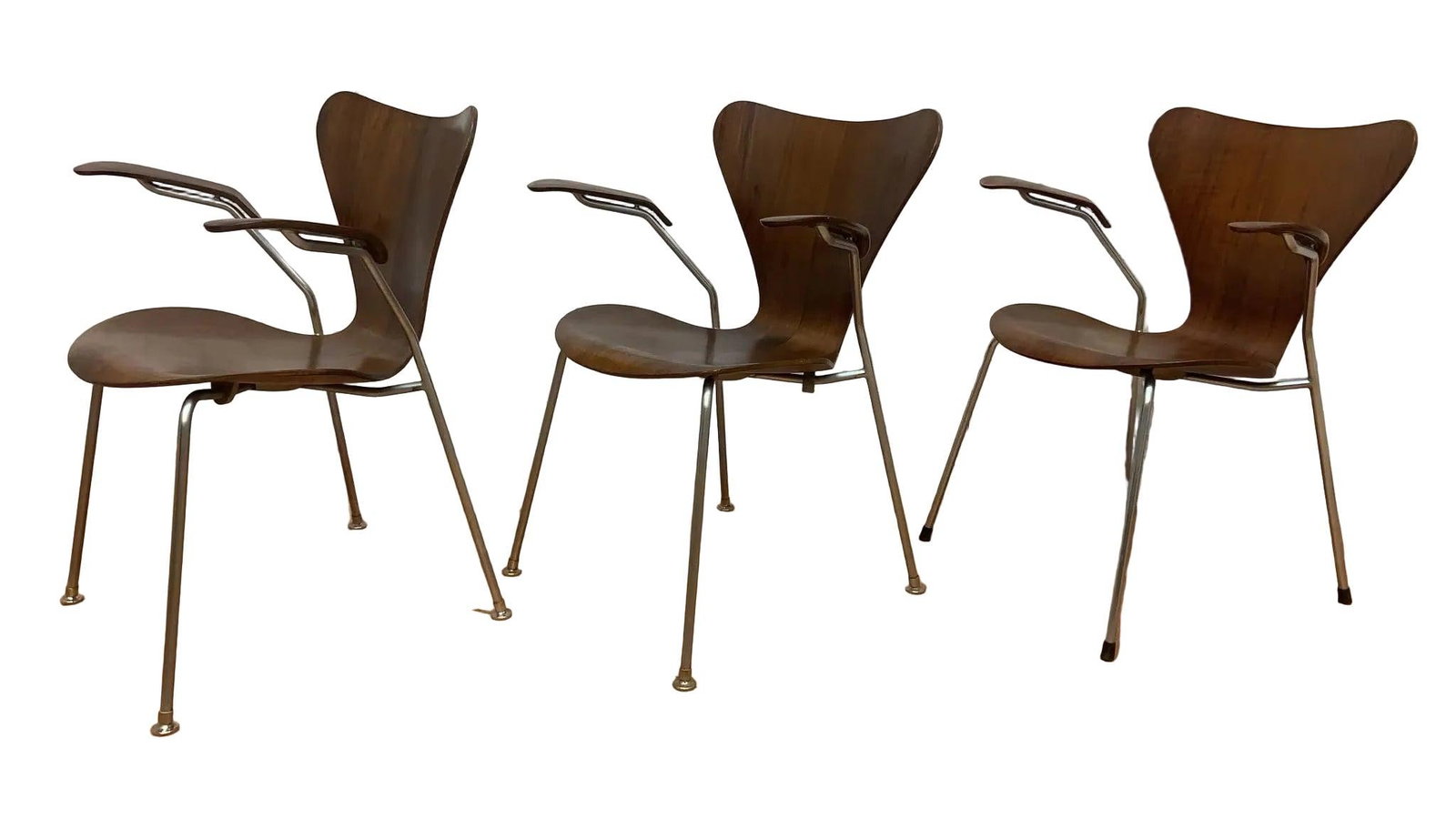 MCM Series 7 Butterfly Teak Chairs by Arne Jacobsen - 3 - 5