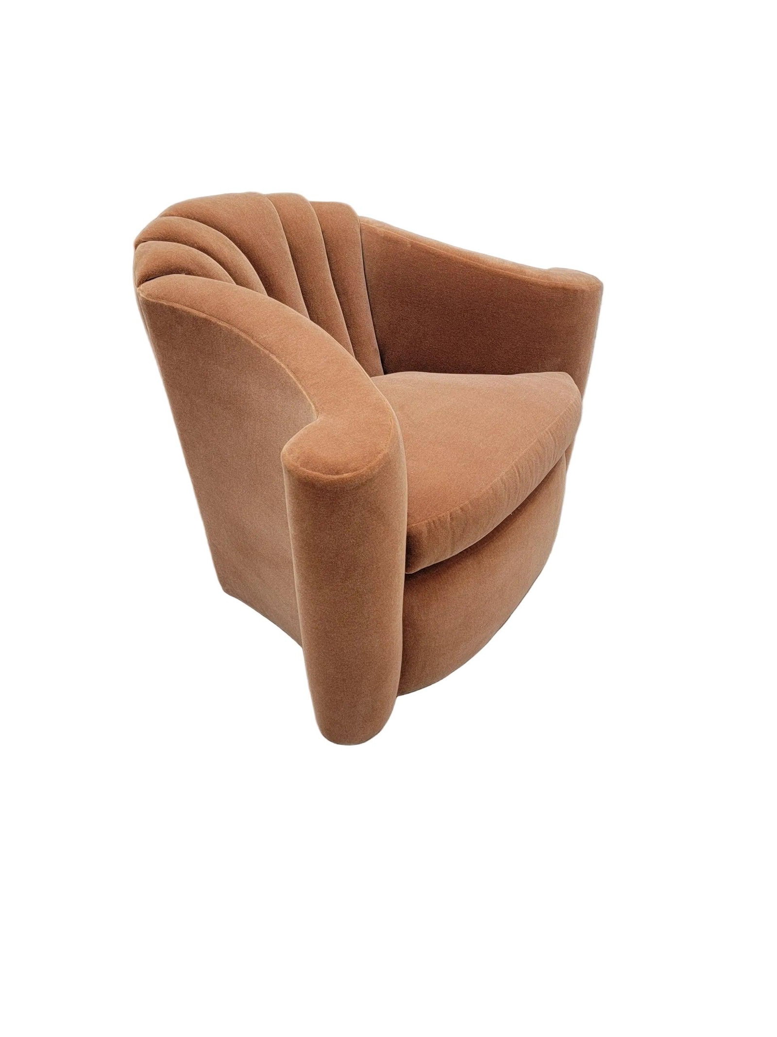 Art Deco Larry Laslo Lounge Chair Newly Reupholstered - 3