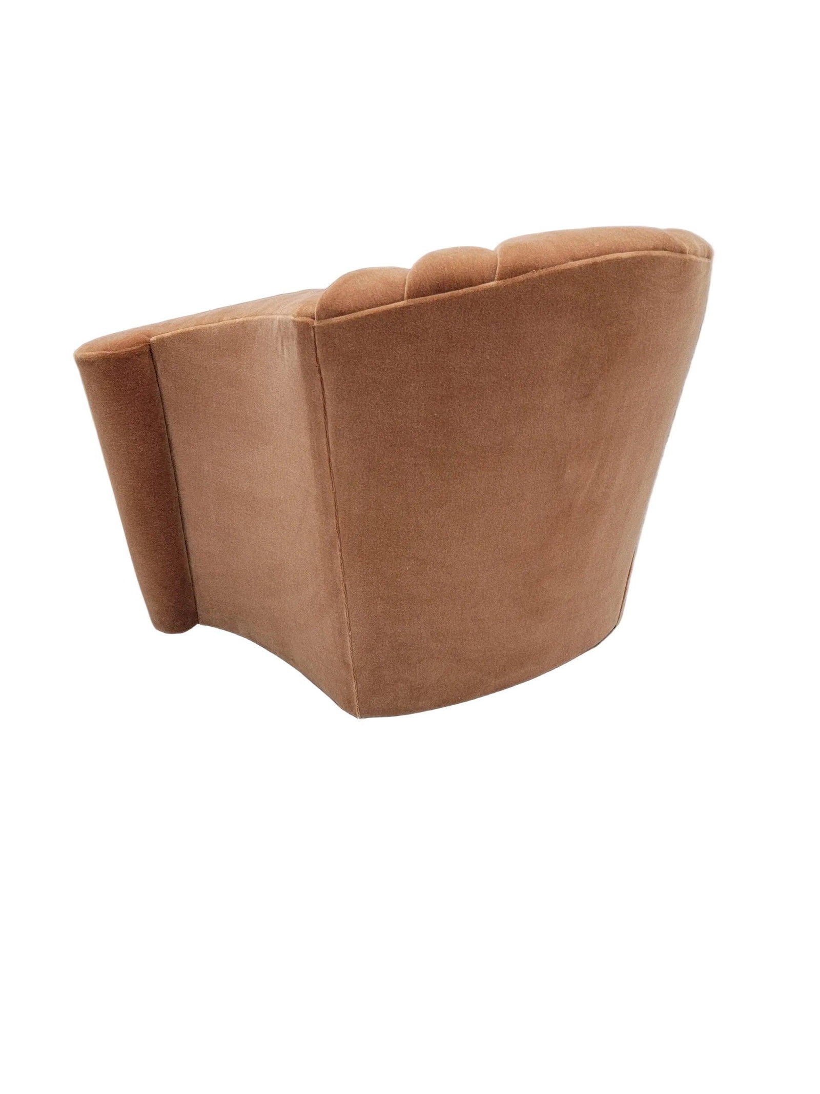 Art Deco Larry Laslo Lounge Chair Newly Reupholstered - 6