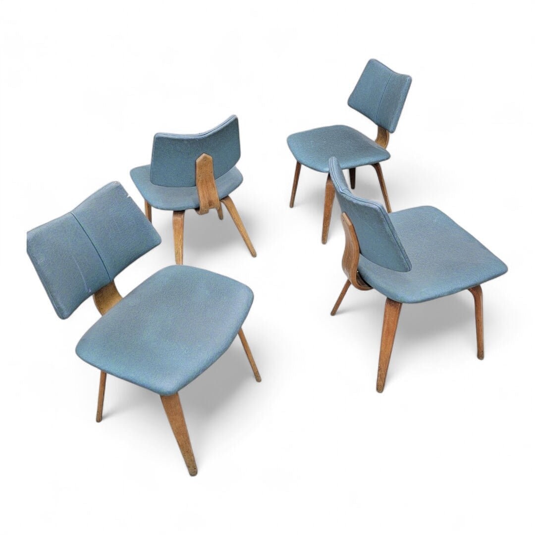 MCM Bentwood Dining Chairs By Thonet - 6 - 2