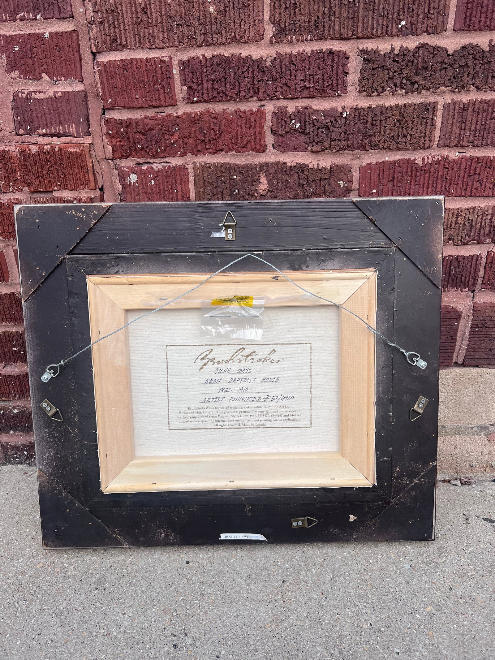 Antique Jean Baptiste Robie June Days Painting Edition #53/4950 - 2