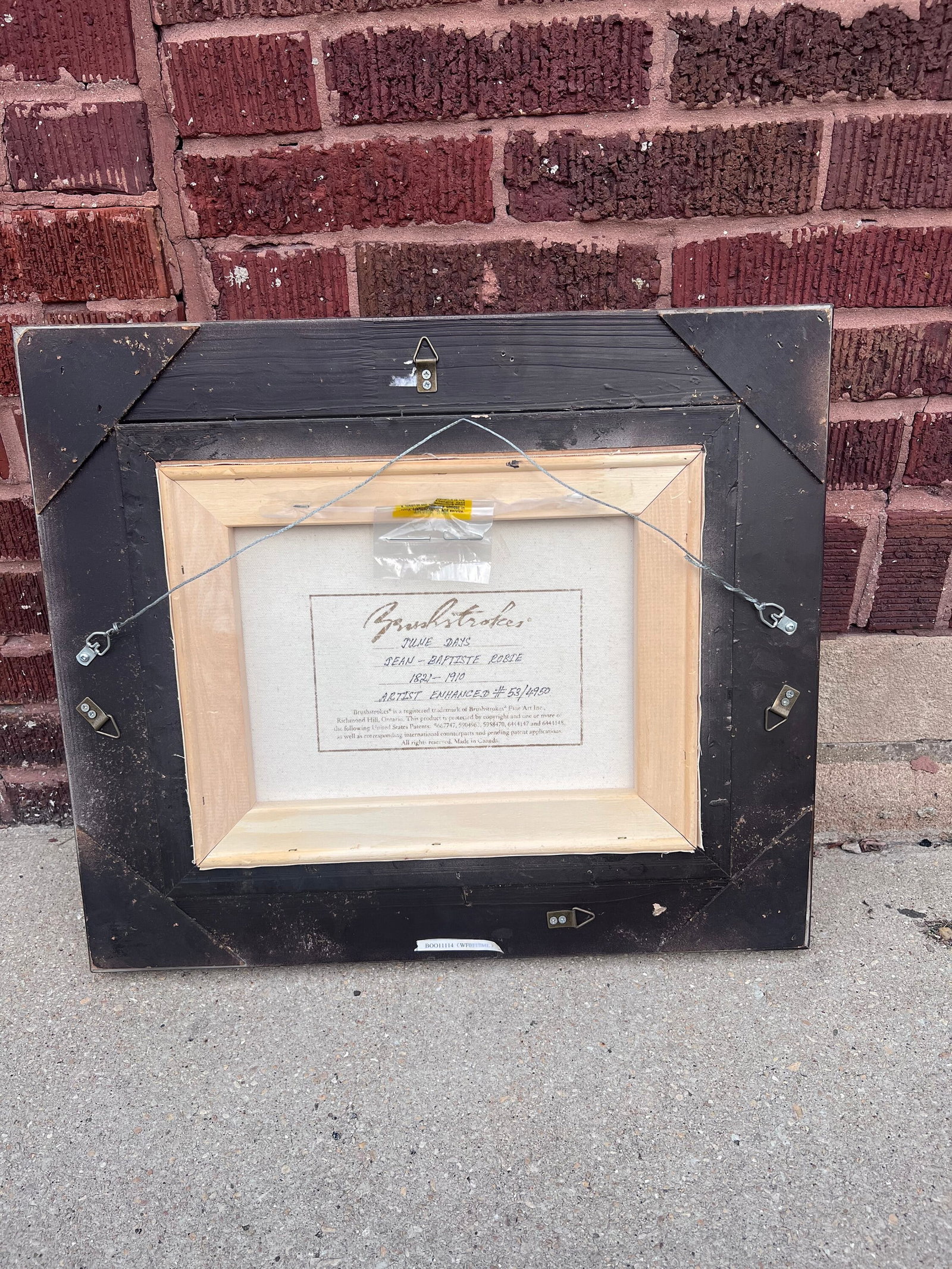 Antique Jean Baptiste Robie June Days Painting Edition #53/4950 - 6