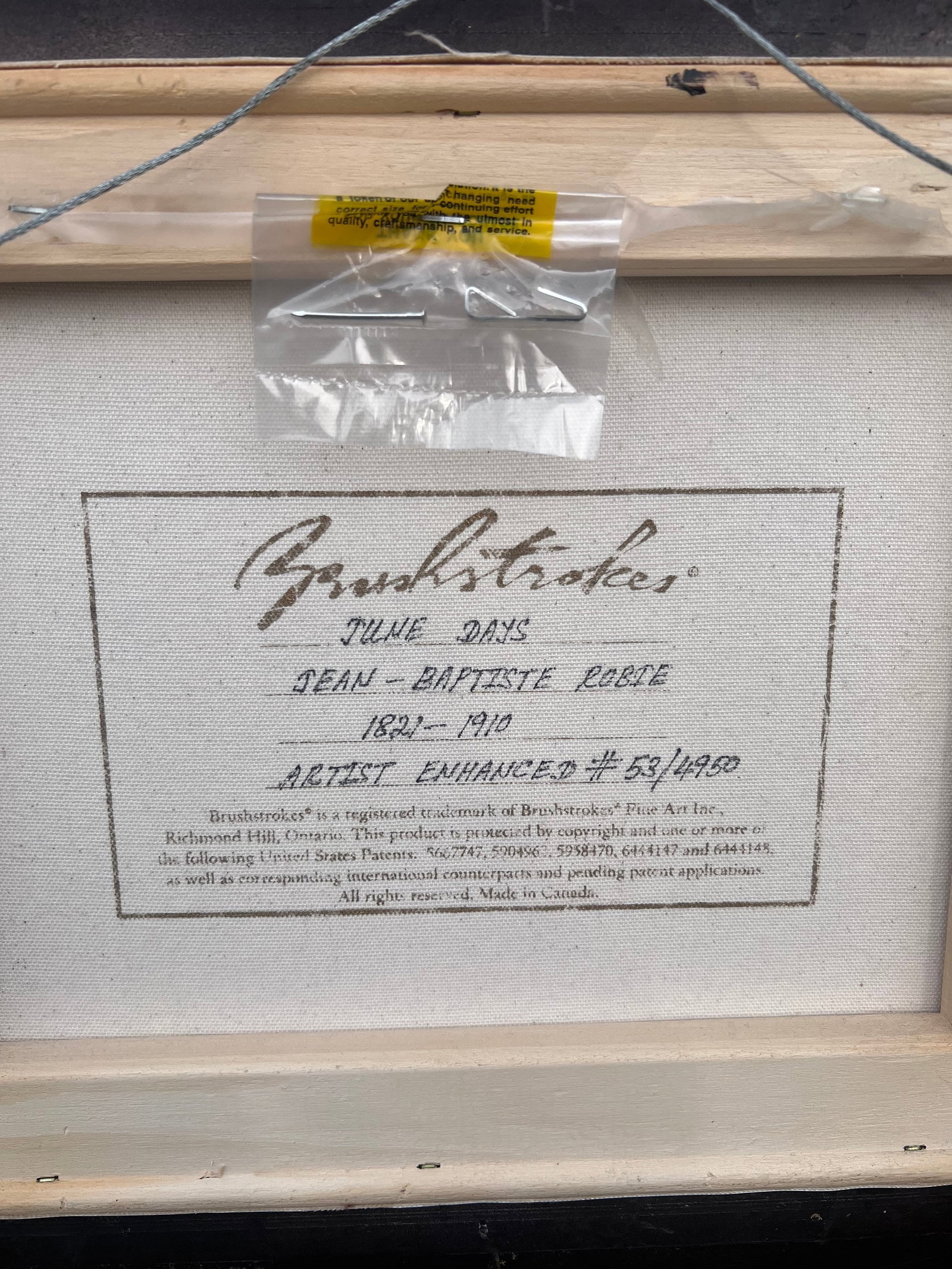 Antique Jean Baptiste Robie June Days Painting Edition #53/4950 - 7