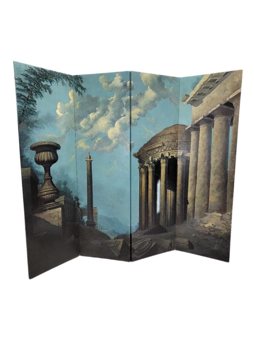 Vintage Italian Hand Painted Screen by Maitland Smith (1 of 5)