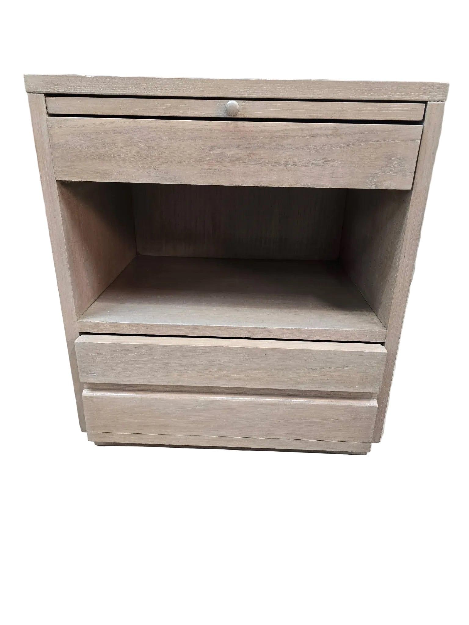 MCM Driftwood Nightstand by Sligh Cross Country Collection - Pair - 9