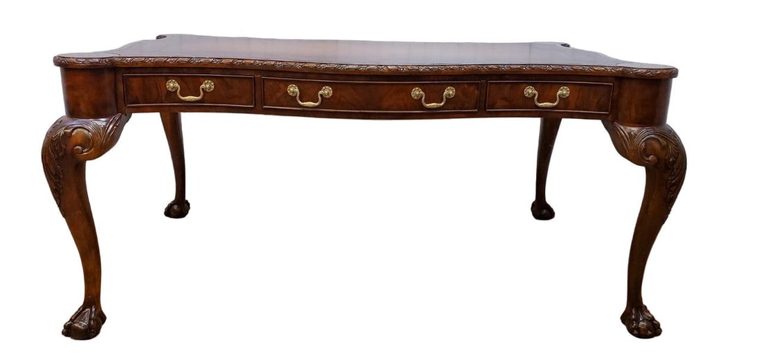 Vintage Chippendale Style Desk by Maitland Smith - 9